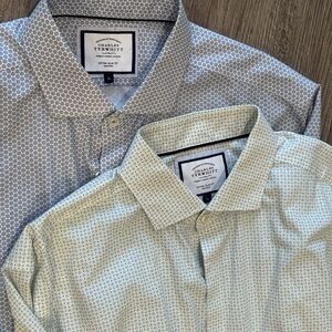 Charles Tyrwhitt Men's shirt bundle - Light Blue and Light Green